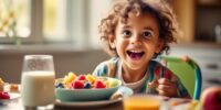 explaining the benefits of breakfast to children